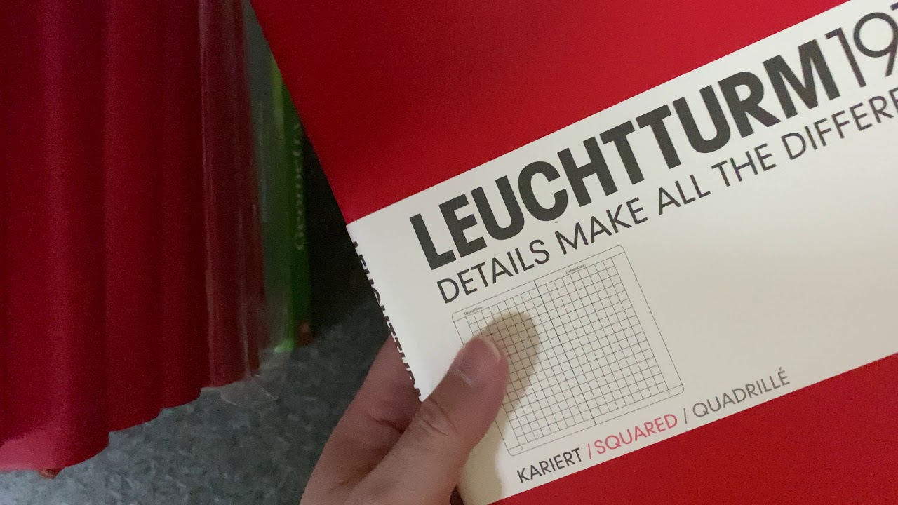 Leuchtturm1917 A4+ Red Grid