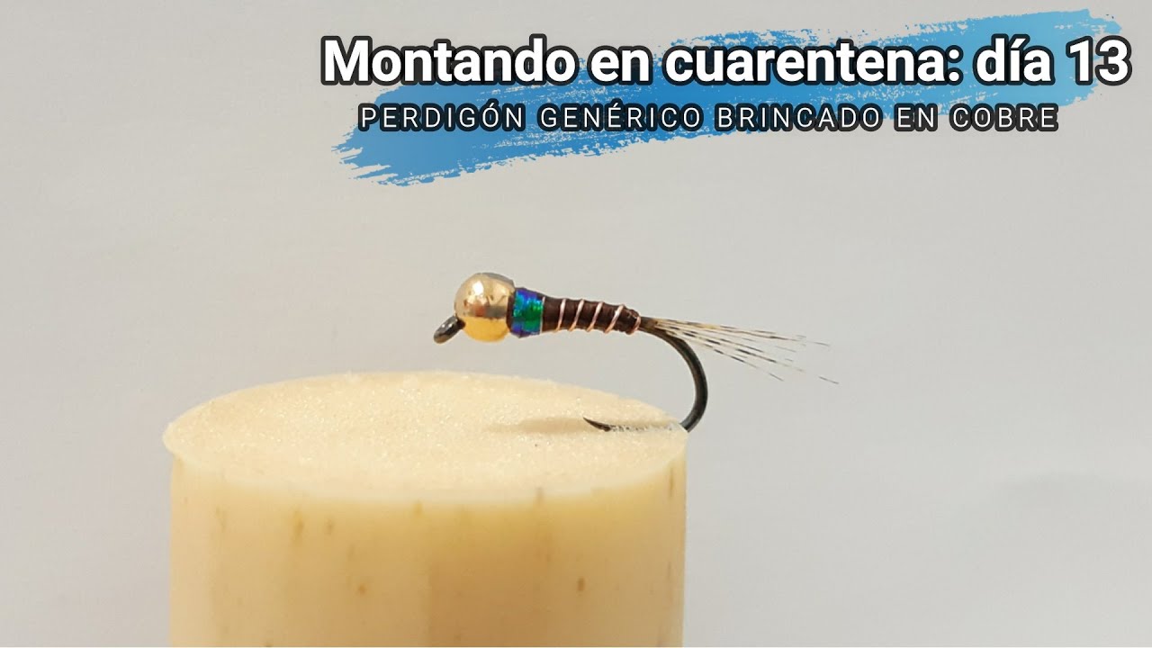 Montaje de perdigón brincado en cobre