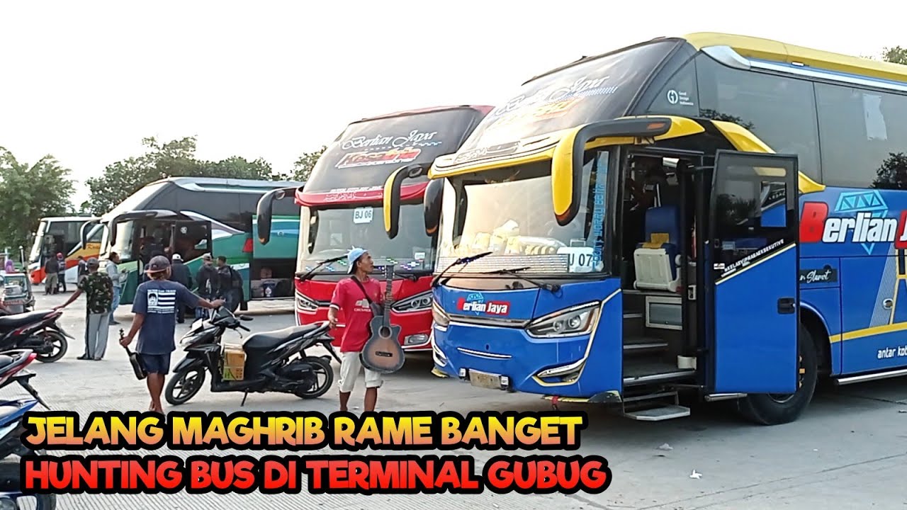 Ramai Banget, Banyak Armada Di Terminal Gubug Grobogan