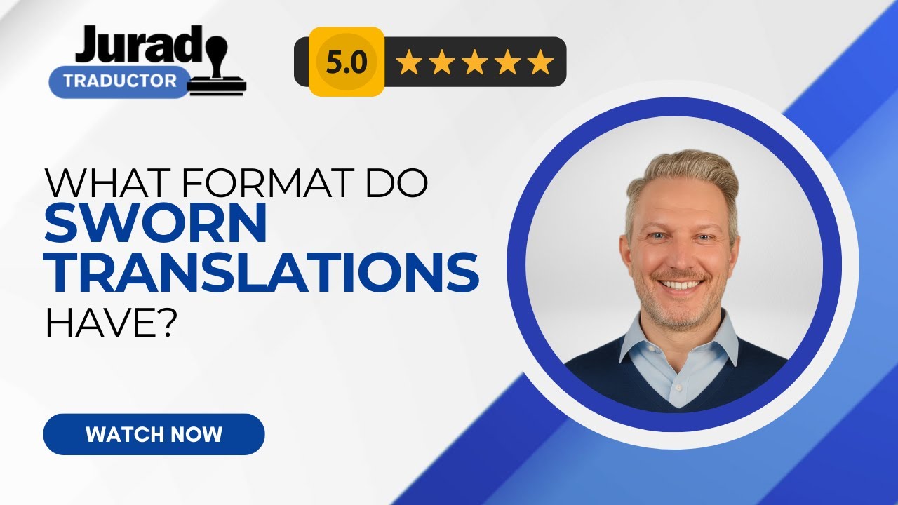 What Format Do Sworn Translations Have? | Official Requirements