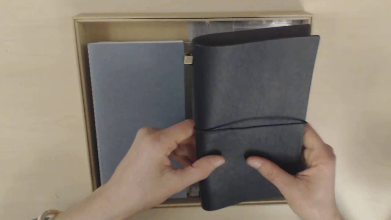 Beautiful vegan leather Traveller's Notebook!