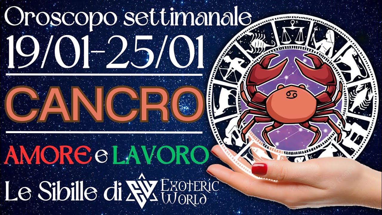 ♋ Cancro Oroscopo settimanale - Guarderai avanti verso nuove opportunità - Lettura con Sibille