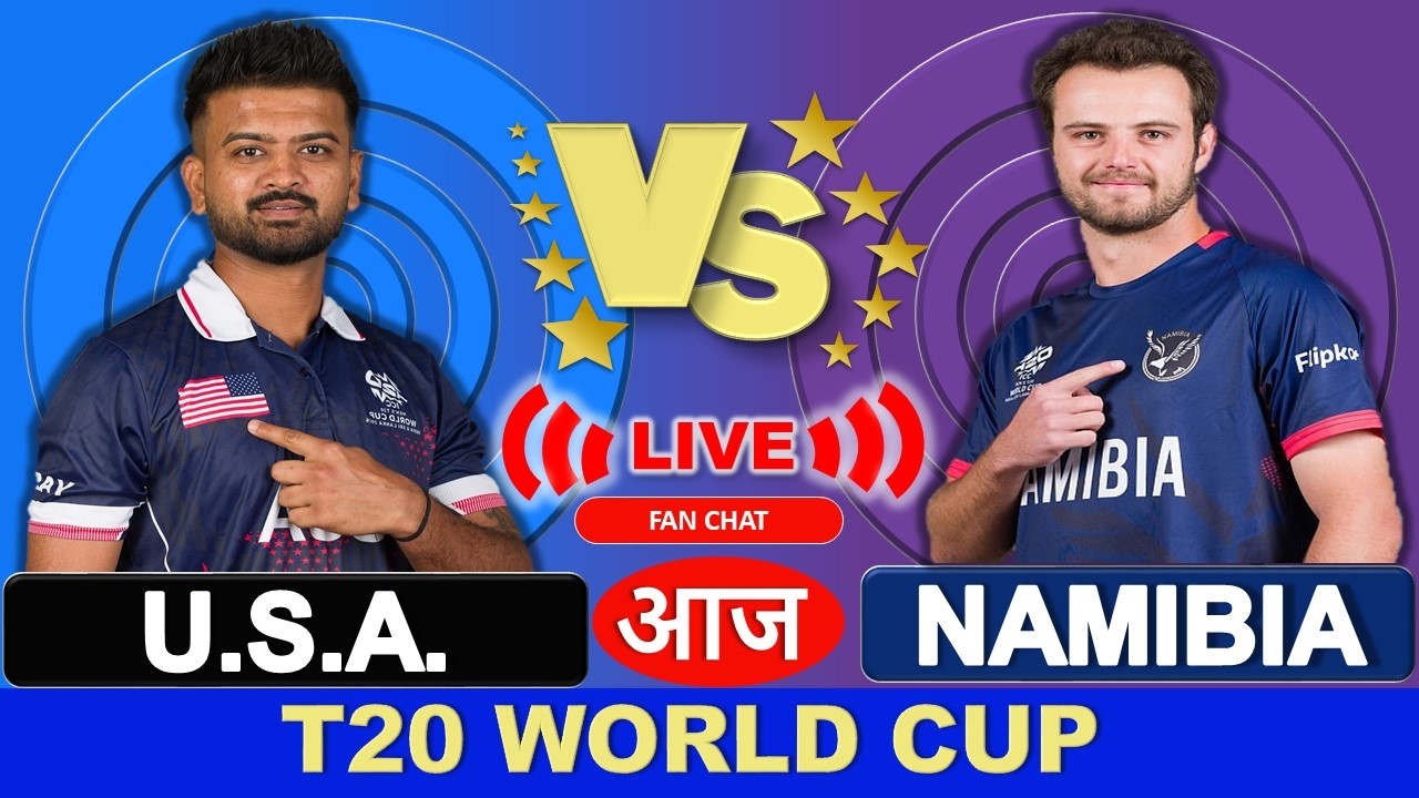 United States of America vs Namibia, 26th Match, Group A, ICC Men's T20 World Cup 2026 - Commentary