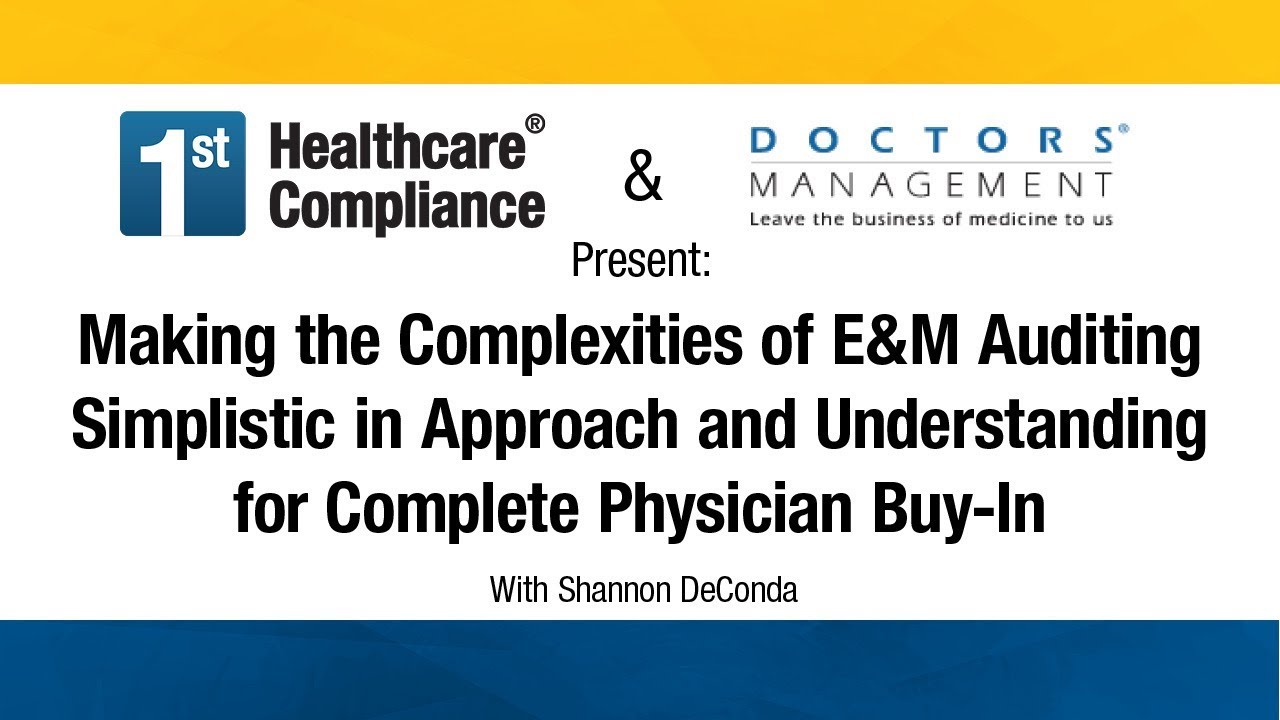 Making the Complexities of E&M Auditing Simplistic in Approach
