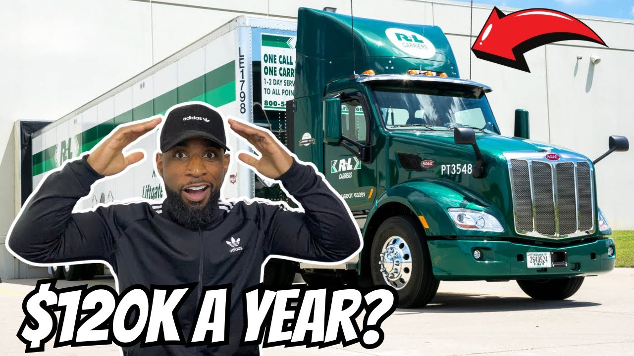 ARE SOME TRUCK DRIVERS REALLY MAKING 120K at R+L CARRIERS? WOW! 🤑