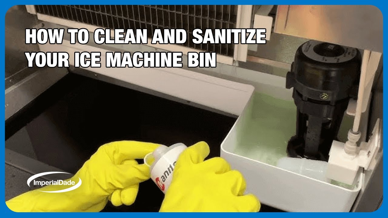 How to Clean and Sanitize an Ice Machine Bin | Commercial Kitchen Food Safety Guide