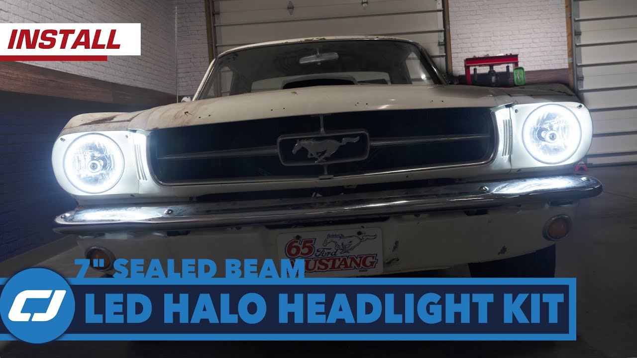 Transform Your Classic Mustang’s Front End with These LED Halo Headlights from Oracle!