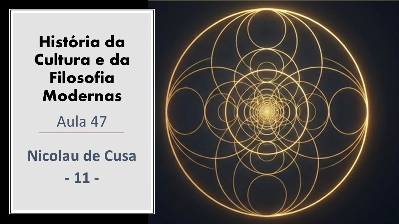 História da Filosofia Moderna - Aula 047 - Nicolau de Cusa 11 - Rubens G Sampaio PhD