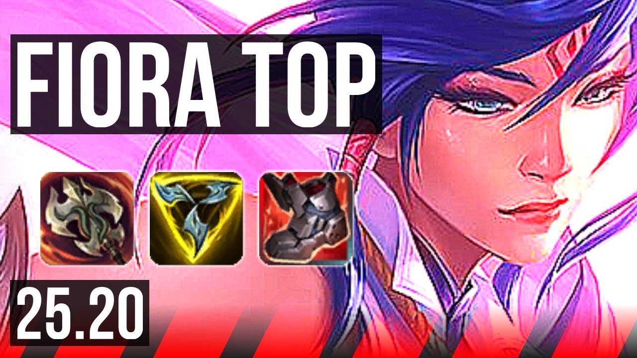 FIORA vs DARIUS (TOP) | 6 solo kills | EUW Master | 25.20