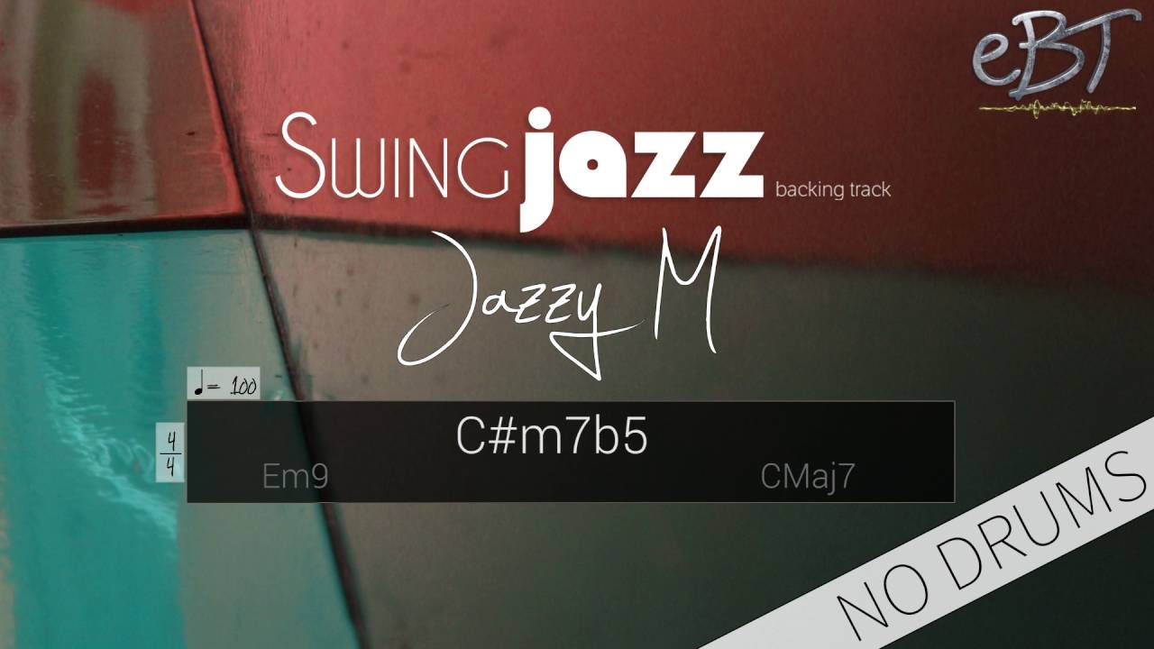Swing Jazz Backing Track in E Minor | 100 bpm [NO DRUMS]
