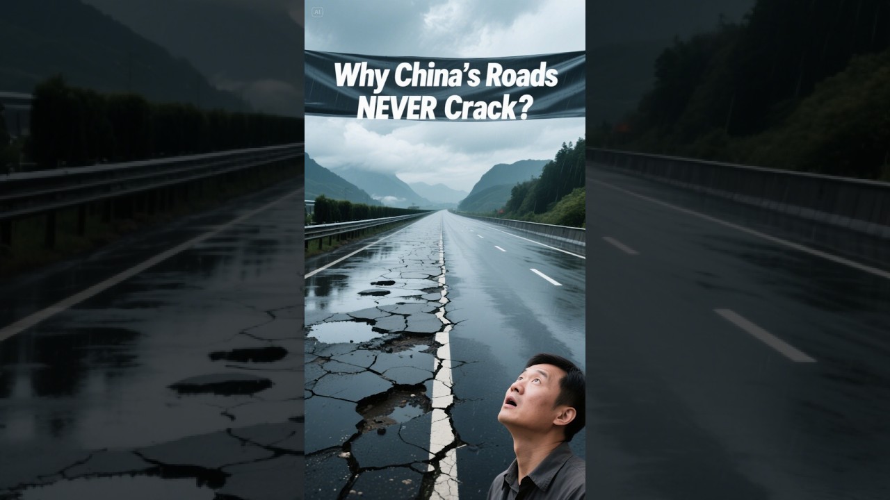Why China&rsquo;s Roads Don&rsquo;t Crack &mdash; The Secret&rsquo;s Underneath: #road #construction #viralvideo