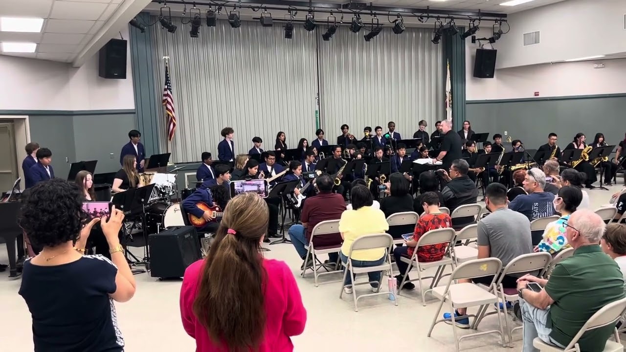 Toby Johnson MS  Jazz Band with Franklin HS  - April 30, 2024