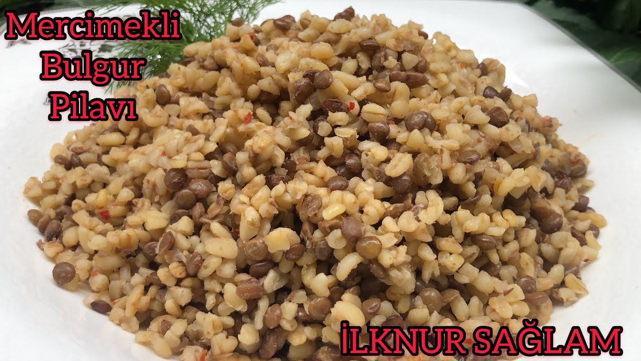 Mercimekli Bulgur Pilavı(Mercimekli Pilav Yapımı) Tane Tane Mercimekli Bulgur Pilavı Nasıl Yapılır💯
