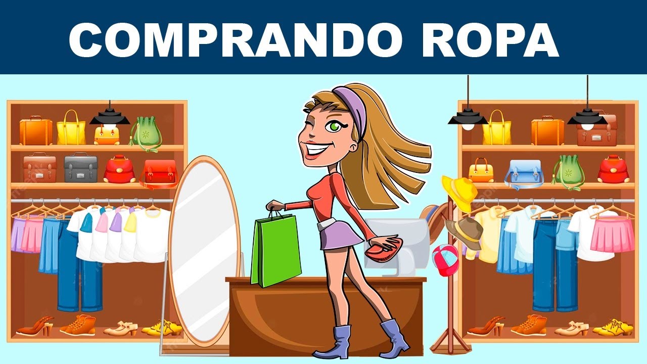 Comprando ropa en inglés 👗 👔 👚 🩱