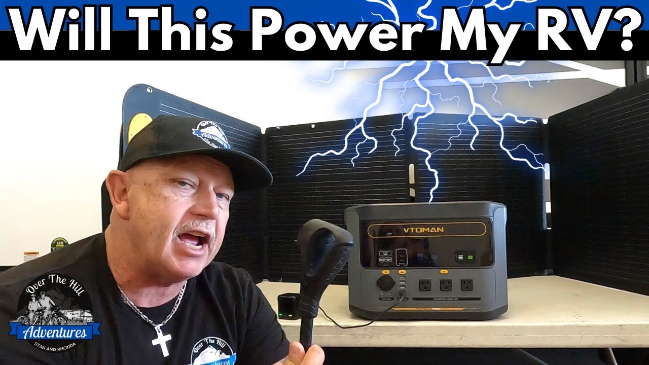 PORTABLE POWER STATION PUT TO THE TEST // VTOMAN FLASH SPEED 1500 // WILL THIS POWER MY RV?
