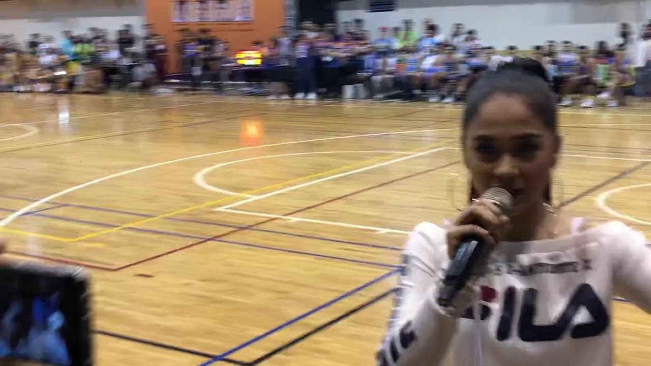 MajaSalvador  👑❤️ Perform during half time , kapamilyaplayoffsintaiwan 11/18/2018 #tourista🇹🇼