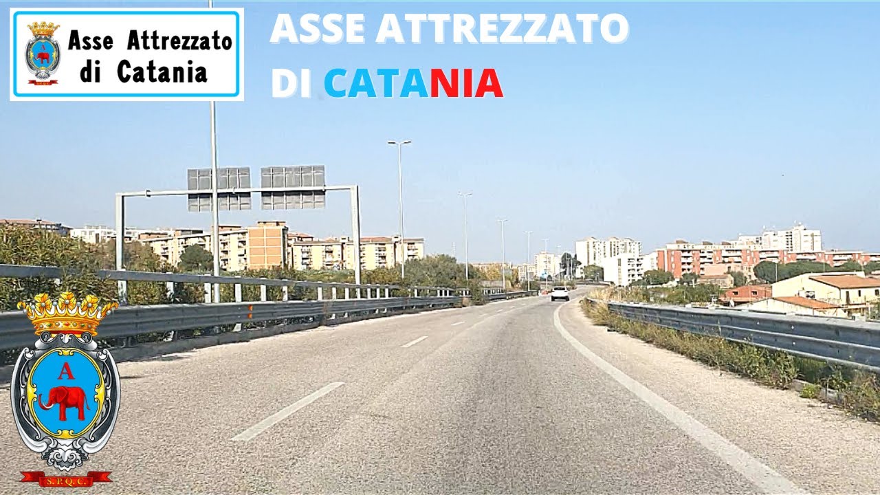 Asse Attrezzato di Catania: dalla Tangenziale a Corso indipendenza [Driving in Catania]