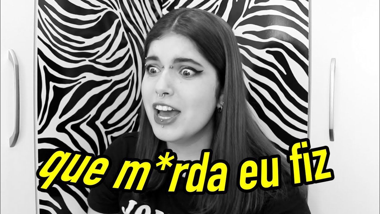 PINTEI O CABELO E DEU ERRADO!