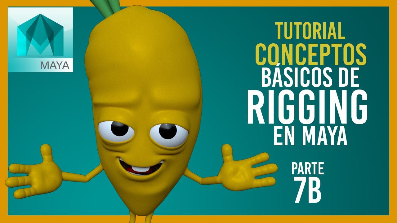 Conceptos básicos de rigging en Maya ::: Parte 7B Facial rig Curso GRATUITO de rig en Maya ❤️