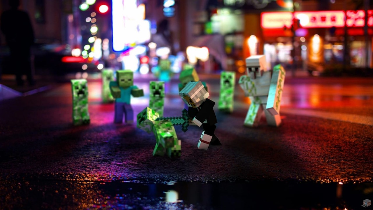Minecraft Golem vs Warden!!!