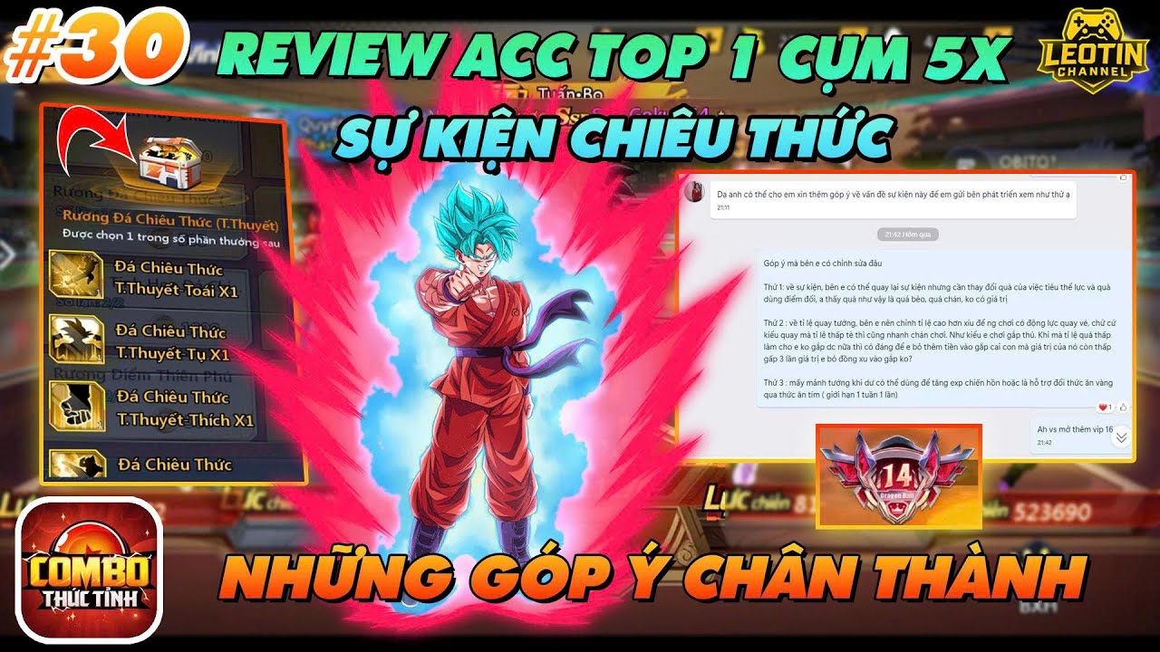 COMBO THỨC TỈNH - #30 GÓP Ý CHÂN THÀNH TỚI NPH VÀ KẾT QUẢ - REVIEW ACC TOP 1 S51 LÀM TRÙM CỤM