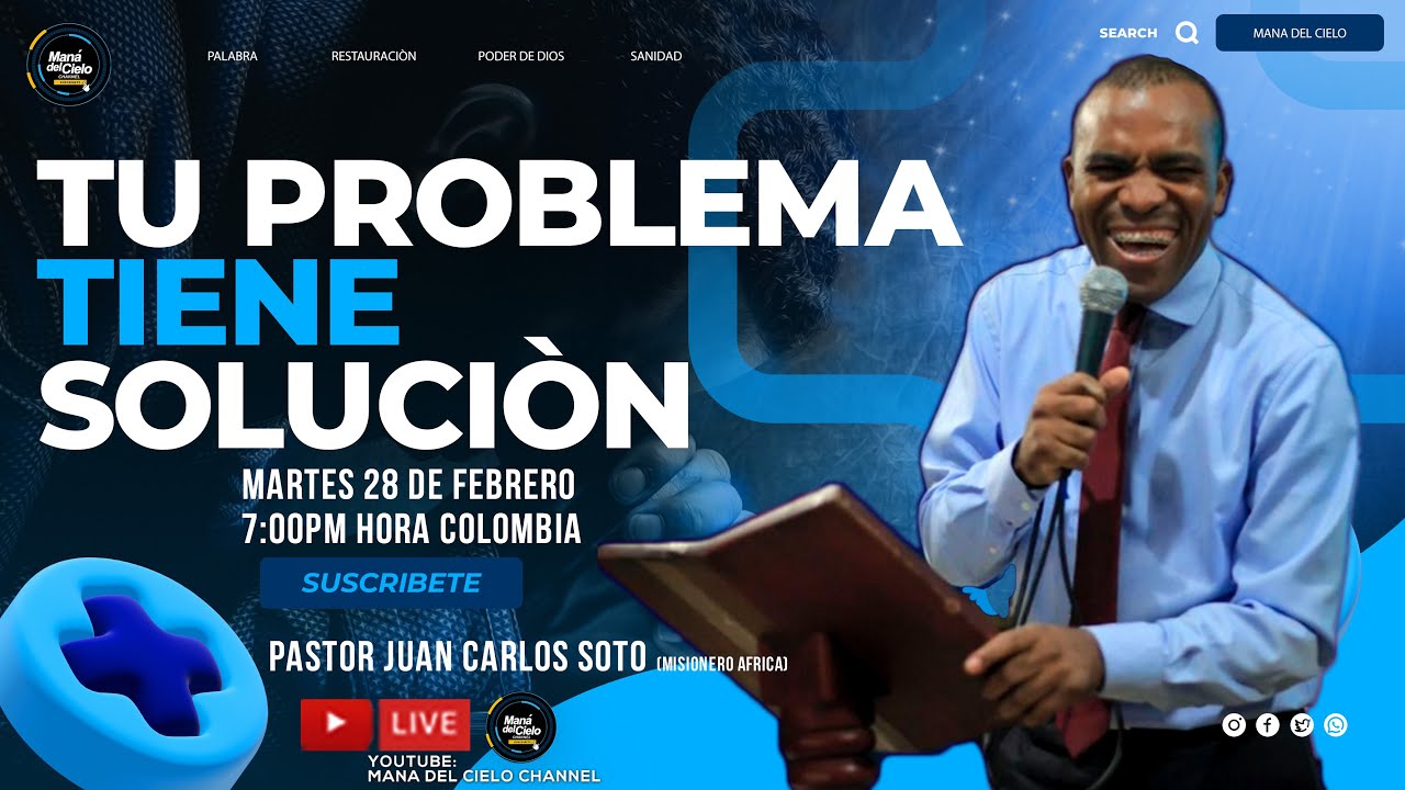 EN VIVO 🔴Tu PROBLEMA tiene🔥SOLUCIÒN🔥Misionero Juan Carlos Soto 🙌🏻 Ipuc en Desde COLOMBIA - 2023