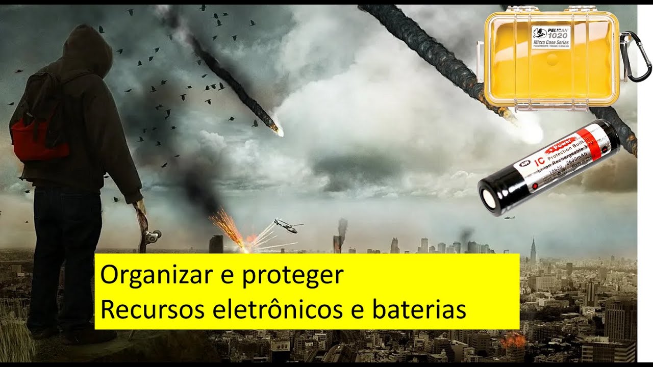 Sobrevivencialismo: itens eletrônicos, pilhas e baterias. Como armazenar e organizar.