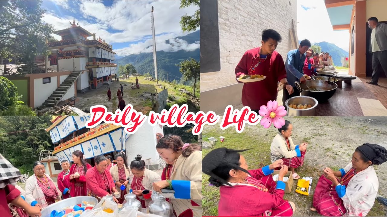 Daily Village life 10/7/25#villagelife #tawang #dailyvlog
