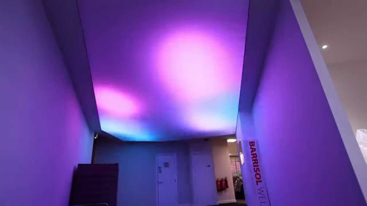 Barrisol&reg; Media Ceiling With Intelligent Addressable LED Installation