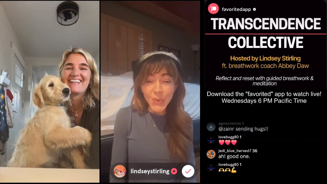 Lindsey Stirling: Transcendence Breathwork with Abbey Daw - July 23, 2025