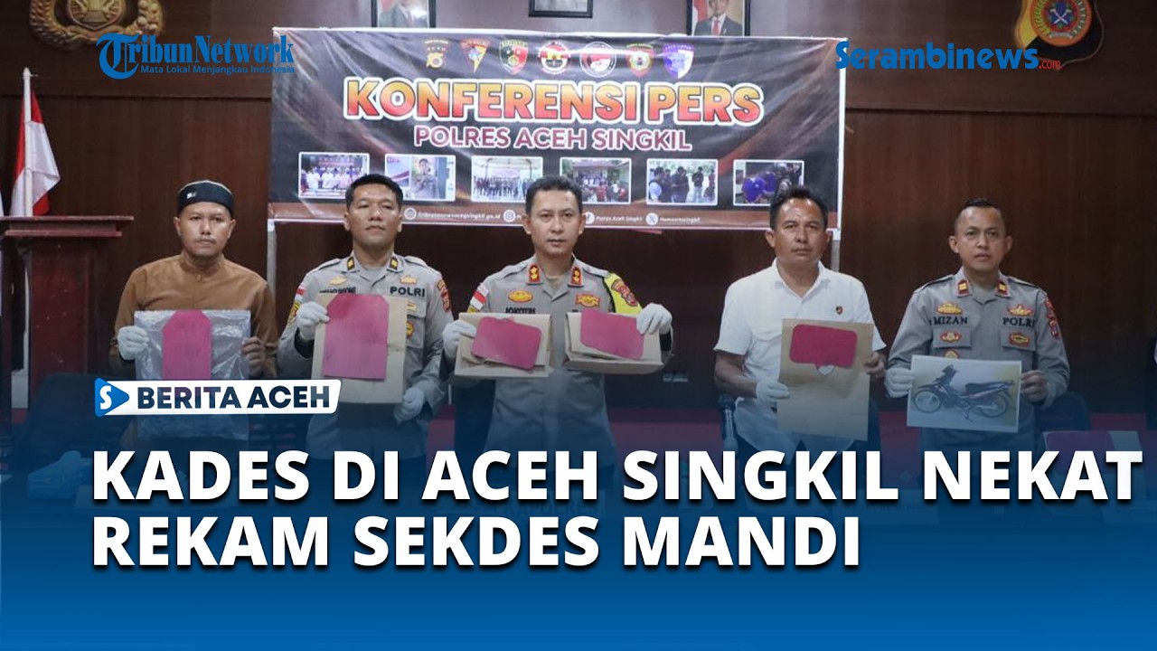 Kepala Desa di Aceh Singkil Rekam Sekdesnya Saat Mandi, Pelaku Minta Uang Rp 20 Juta