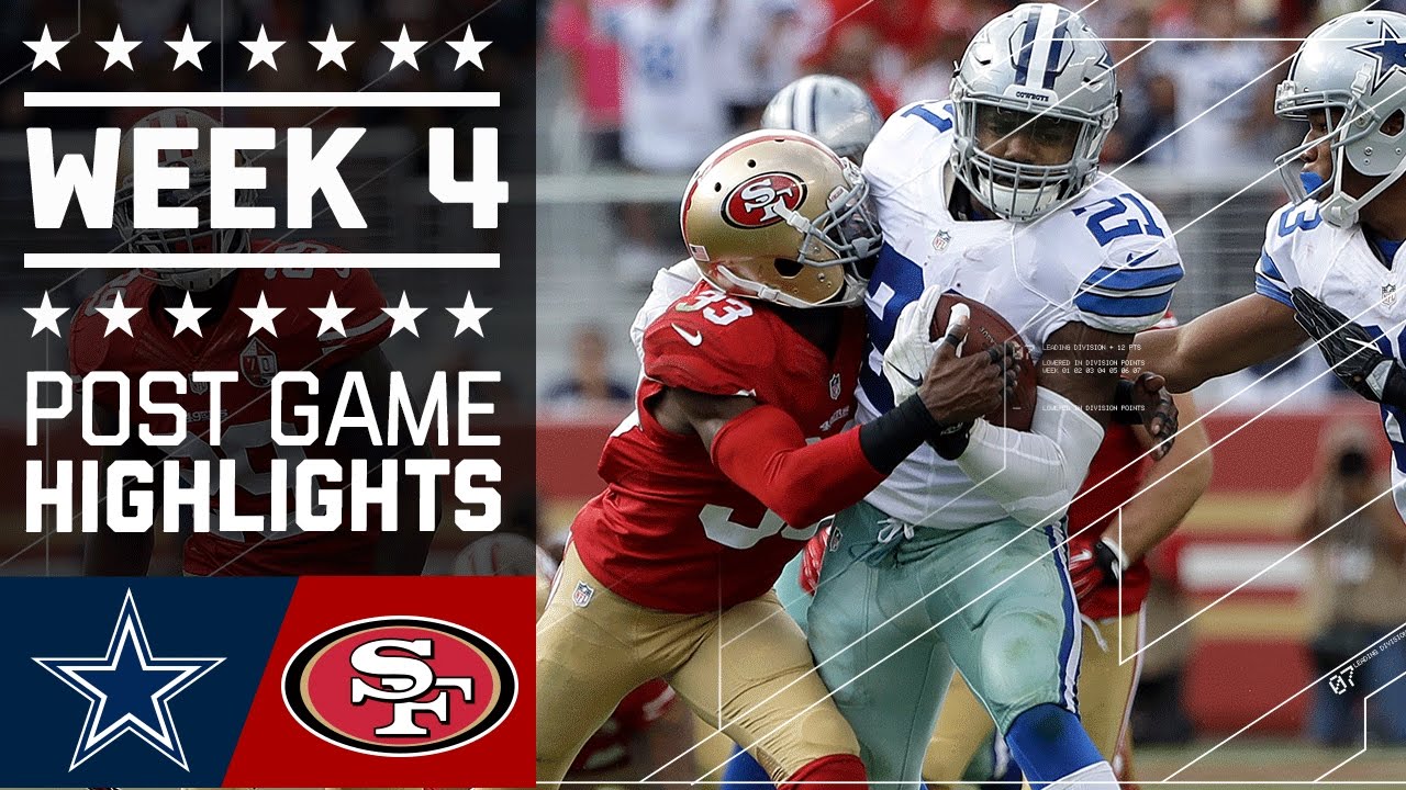 Cowboys vs. 49ers | NFL Week 4 Game Highlights
