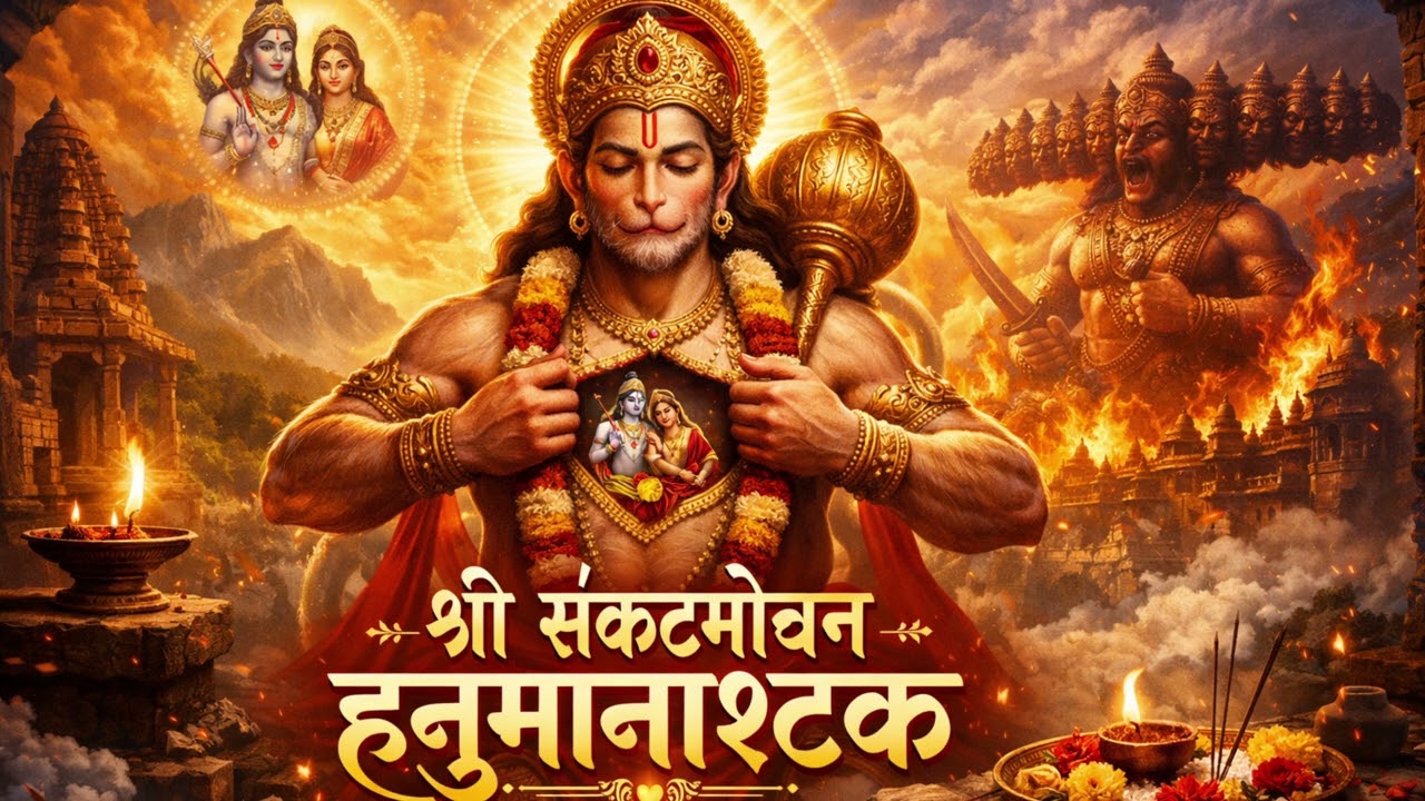 संकट दूर करने वाला श्री संकटमोचन हनुमानाष्टक | रोज सुनें, हर बाधा खत्म |Sankat Mochan Hanuman Ashtak