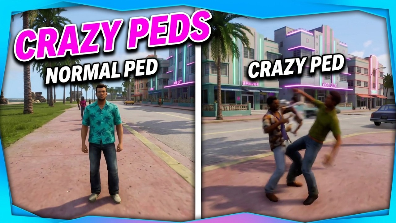 Grand Theft Auto: Vice City - Crazy Pedestrians (TDE) #19