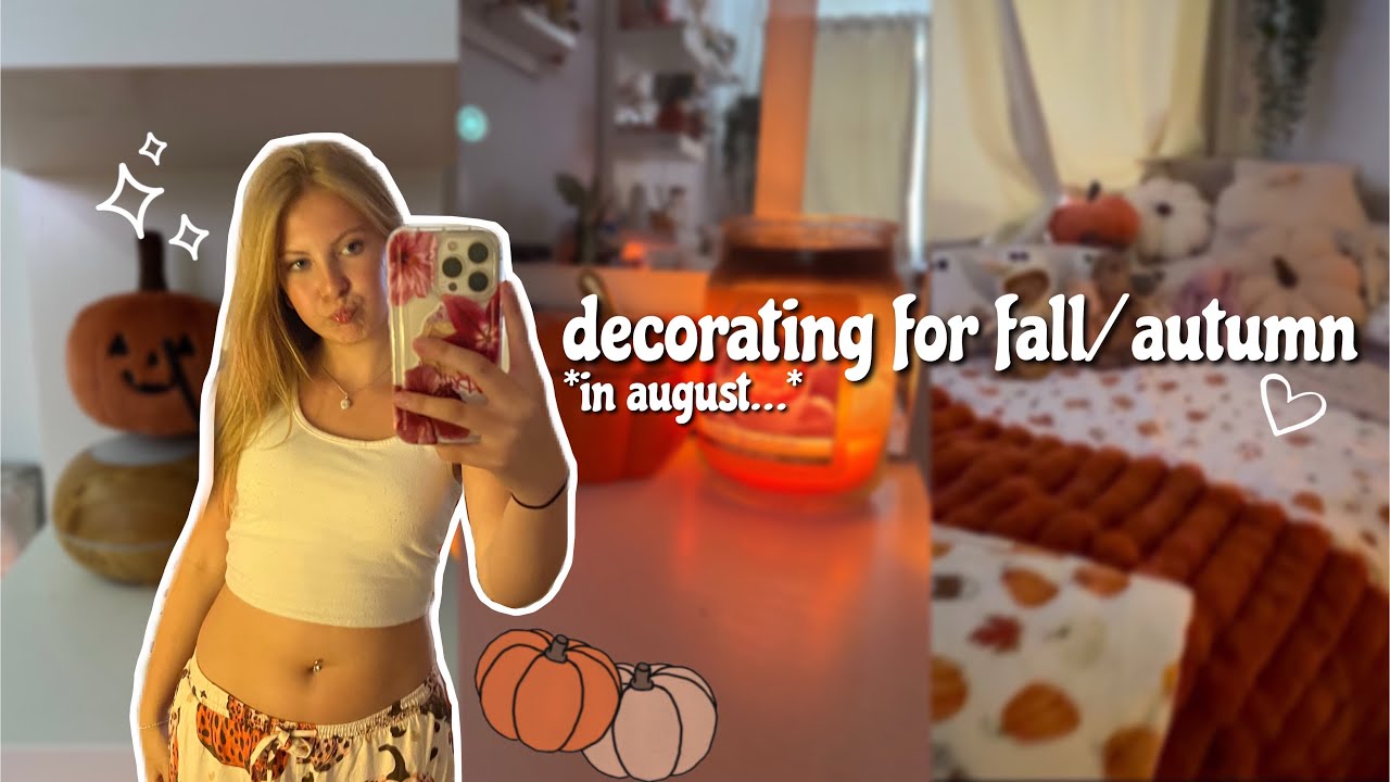 decorating for fall/ autumn! in august…