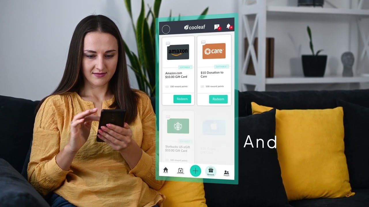 Cooleaf's the Best Employee Engagement Platform to Recognize, Reward, and Incentivize Your Team