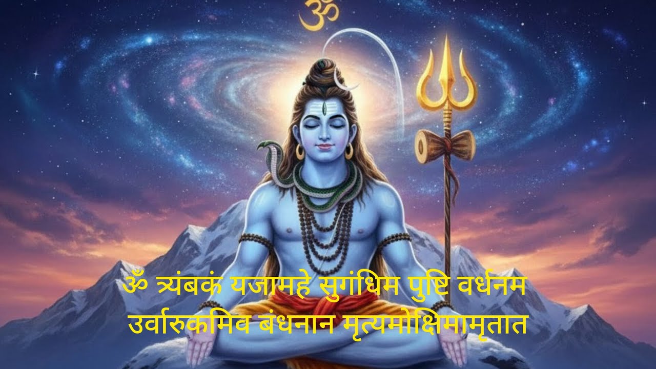 भगवान शिव जी का महामृत्युंजय मंत्र | सारी बाधाएं दूर करता है ये मंत्र |