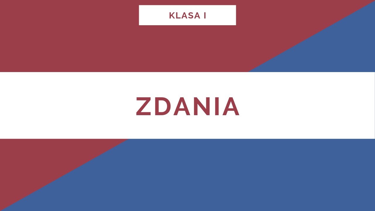 Liceum. Klasa I. Zdania