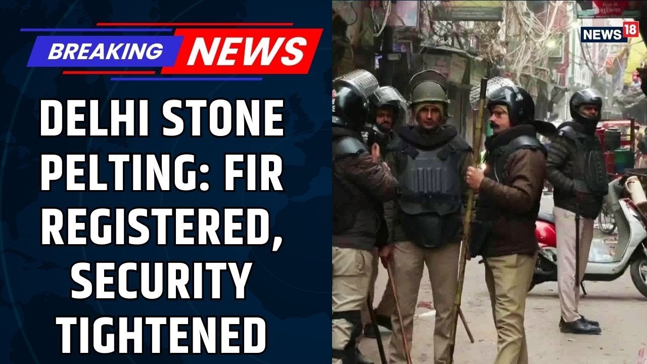 FIR Registered After Stone Pelting Near Delhi Mosque | Security Tightened | Delhi News