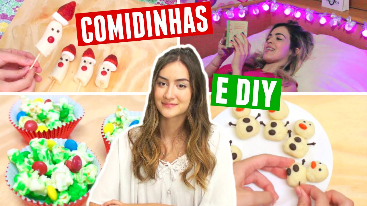 COMIDINHAS E DIY PRO NATAL! Marcela Lahoz e Bia Oliveira
