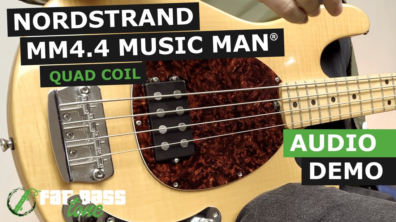 Nordstrand MM4.4 Music Man® Bass Pickup Demo