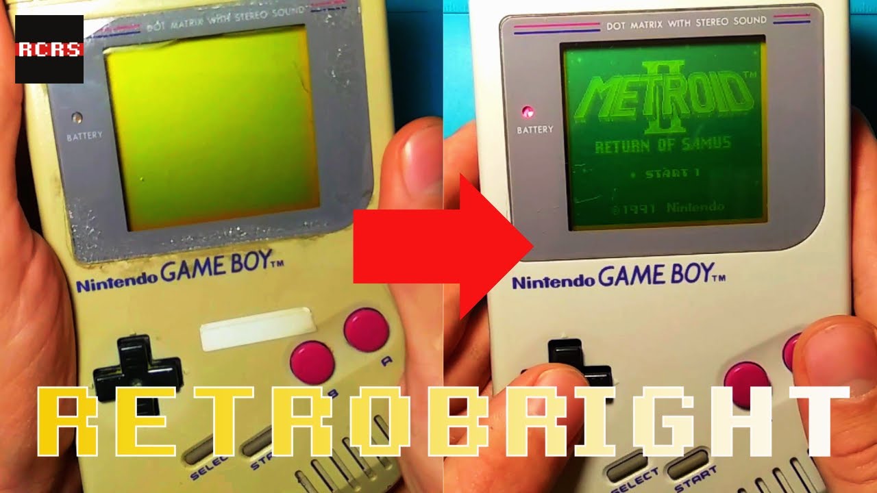 Nintendo Game Boy restauracija - retrobright/napajanje/korozija