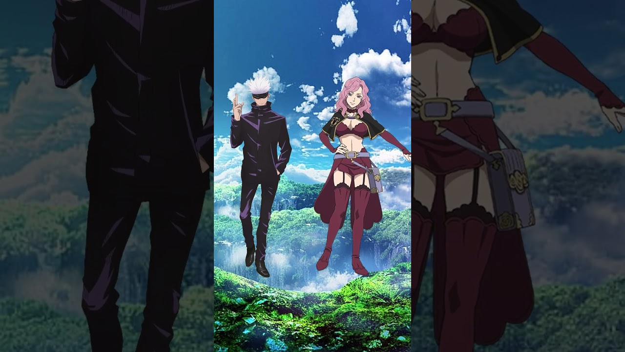 GOJO VS BLACK CLOVER - Powerscaling #shorts #anime #jjk #blackclover #jujutsukaisen #vs #fyp #goku