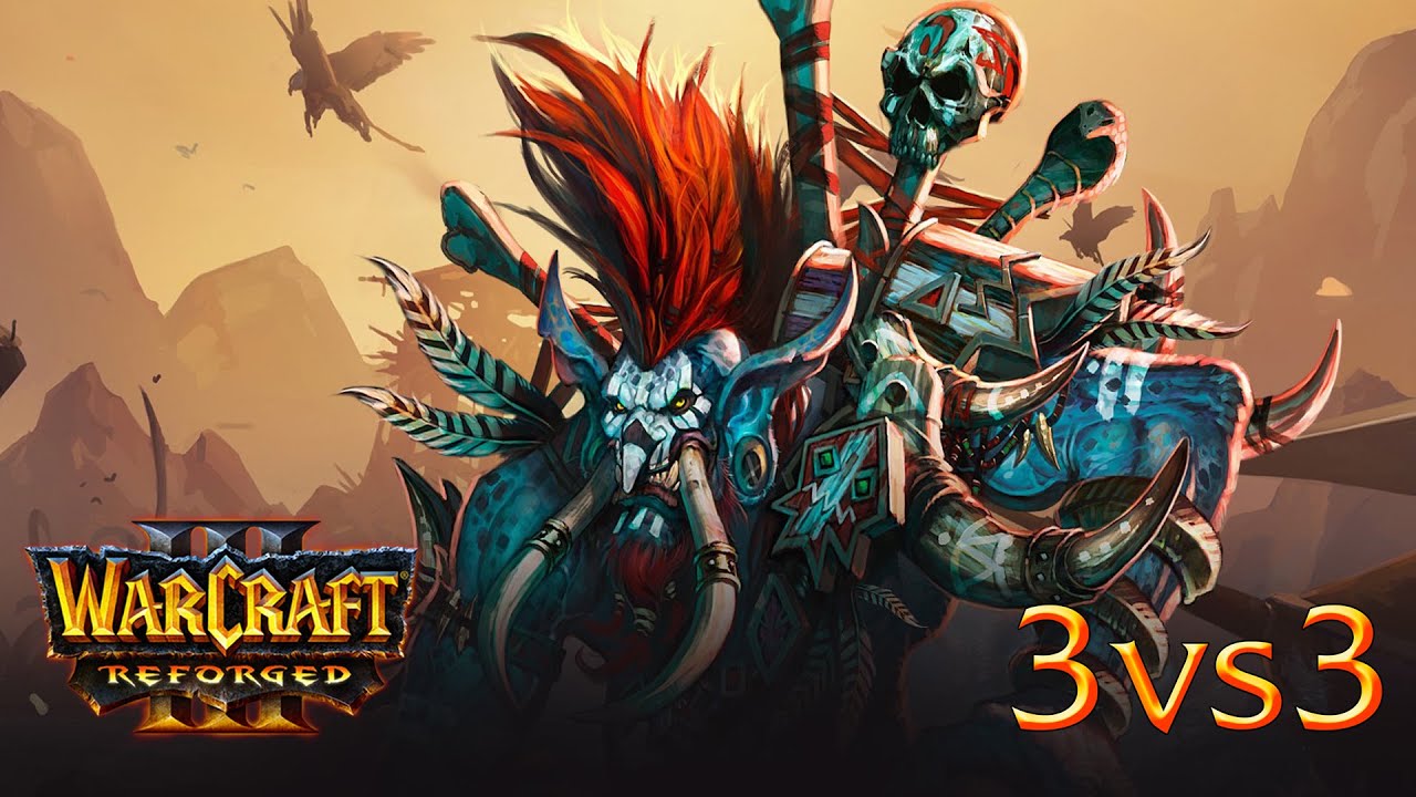 Nos lo pusieron dificil / 3 vs 3 Ranked – Warcraft III Reforged