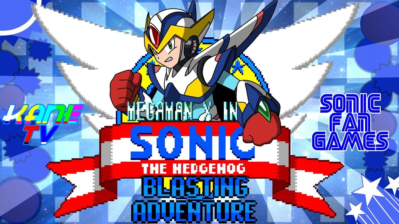 MEGA MAN X NO SONIC BLASTING ADVENTURE (feat. Gustavo Firmino Cazonato) | Sonic Fan Games #68