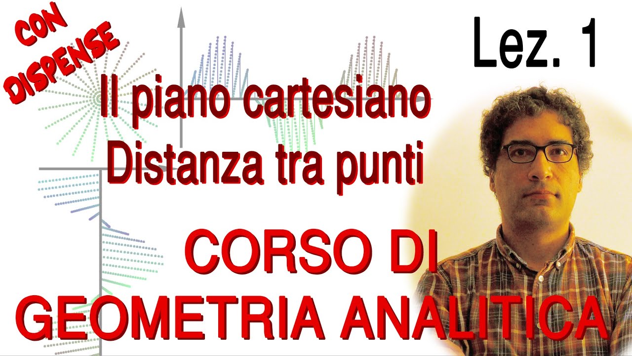 Lez. 1 Il piano cartesiano; coordinate, distanza tra punti – dispense – prof. Donato D'Alessandro