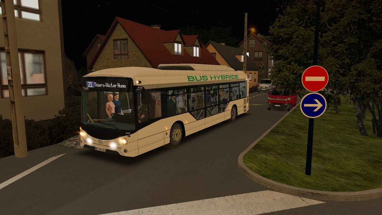 OMSI 2 [Map St Servan] Ligne 21 en HeuliezBus GX337 HYB
