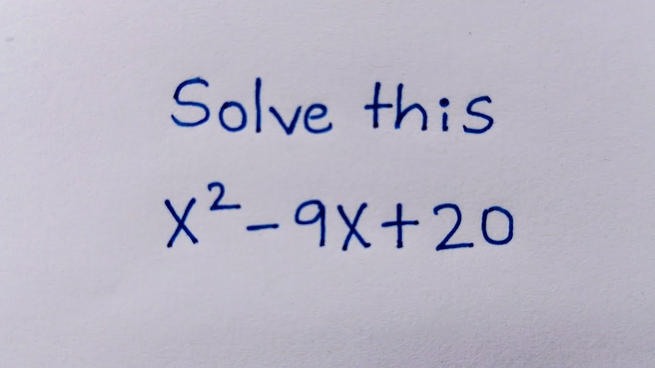 If You Solve This You Deserve Respect || how to solve quadratic equation || math challenge 