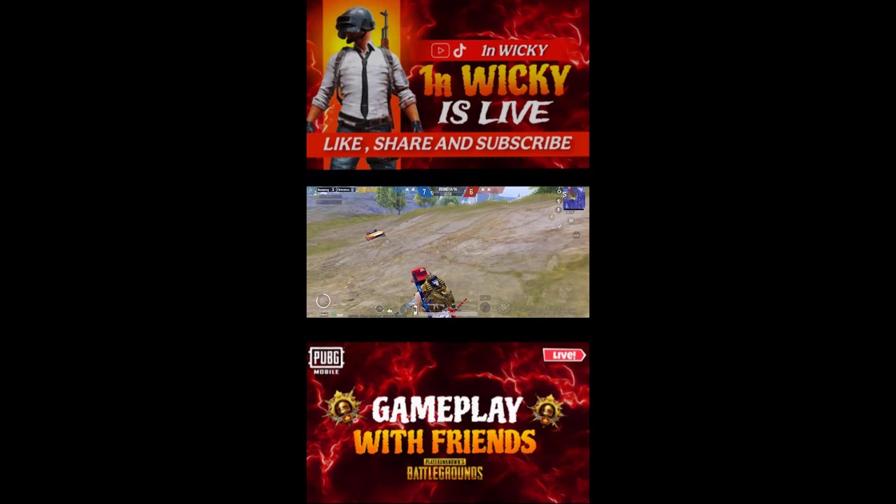 Pubgmobile live with funny friends