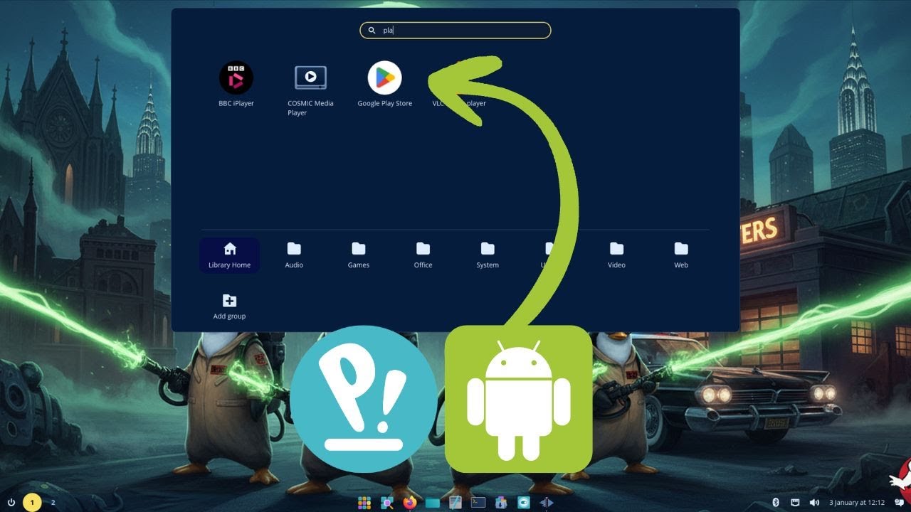 Как запускать Android-приложения в POP!_OS с помощью WayDroid